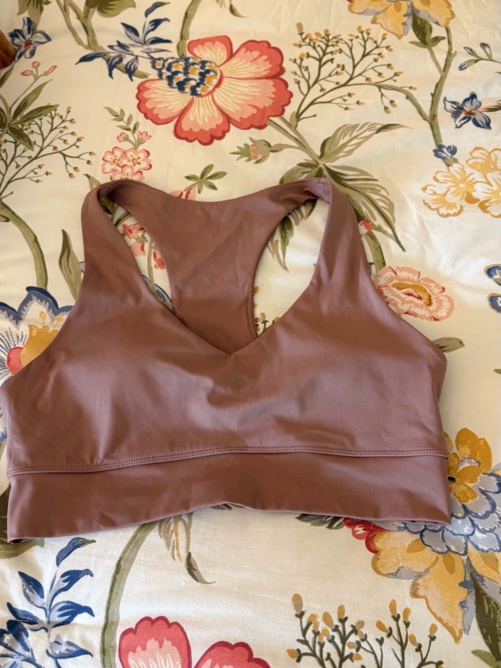 Balance Athletica Dusty Mauve Seamless Sports Bra